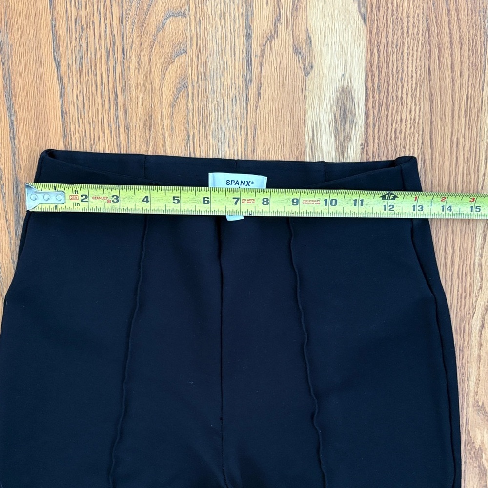 SPANX Black Ponte Micro Flare Women's Pants - Picture 5 of 9